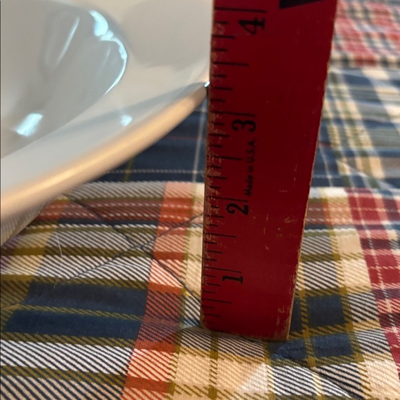 Pottery Barn White Pasta Bowl with Vintage Red Label - Picture 6 of 6